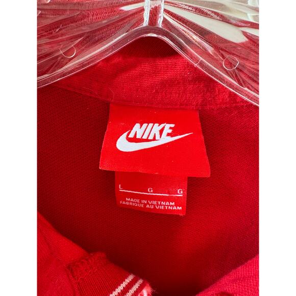 Nike Red Grand Slam Slim Fit Fit Polo Shirt Size L - Picture 4 of 6